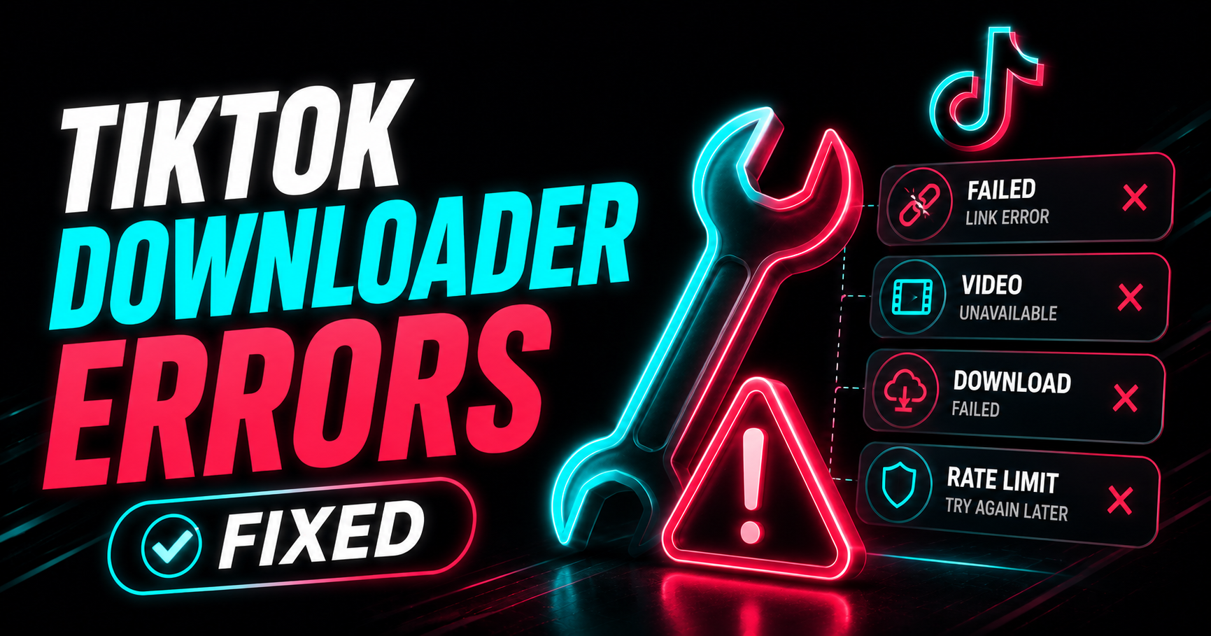 Common TikTok Downloader Errors and How to Diagnose Them