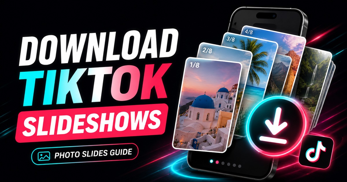 How to Download TikTok Slideshows and Photo Carousels