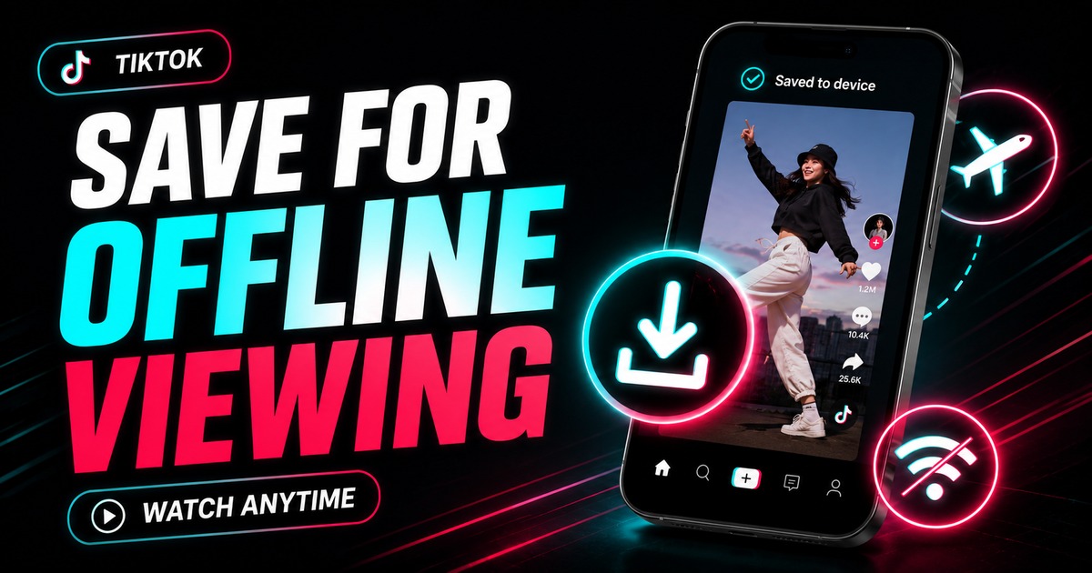 How to Save TikTok Videos for Offline Viewing Without Filling Your Storage
