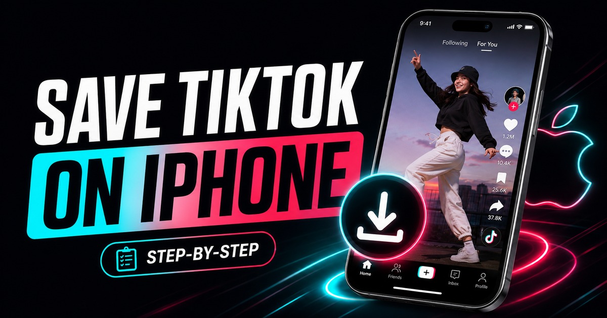 How to Save TikTok Videos on iPhone Without Installing Another App