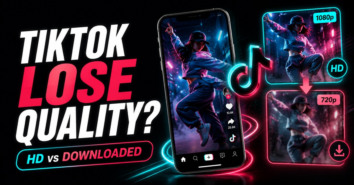 Why Does My TikTok Video Look Worse After Downloading?