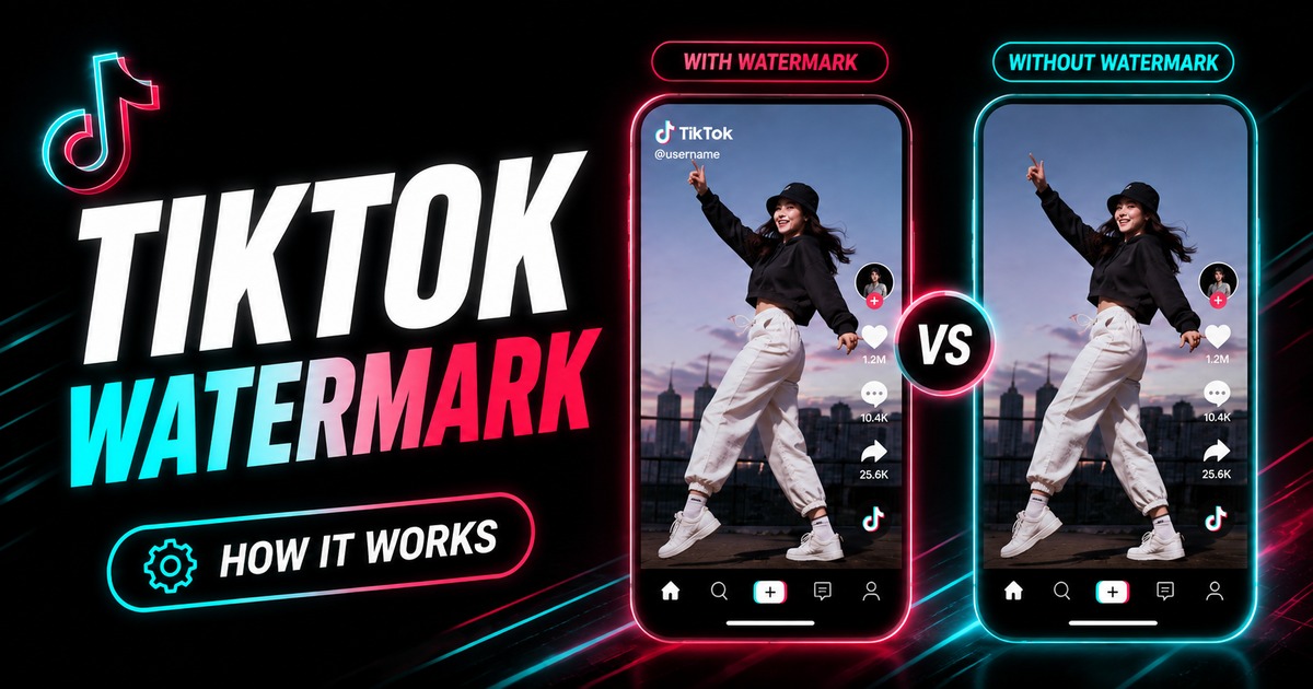 TikTok Watermark Explained: Why It Moves, What It Identifies, and How Clean Copies Differ